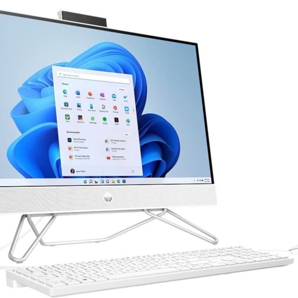 HP 23.8" Touchscreen All-in-One Desktop - AMD Ryzen 3 5425U- 1080p 8GB Memory 1TB Hard Drive Size+256 GBSSD Wired Keyboard and Mouse Microsoft® Windows 11 Home
